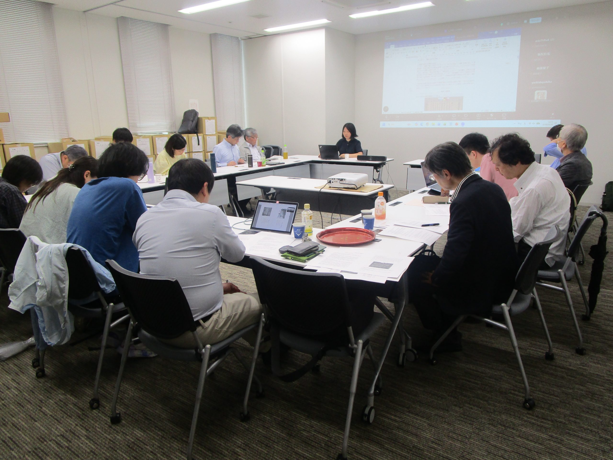 内陸アジア出土古文献研究会2026年6月例会の会場風景
